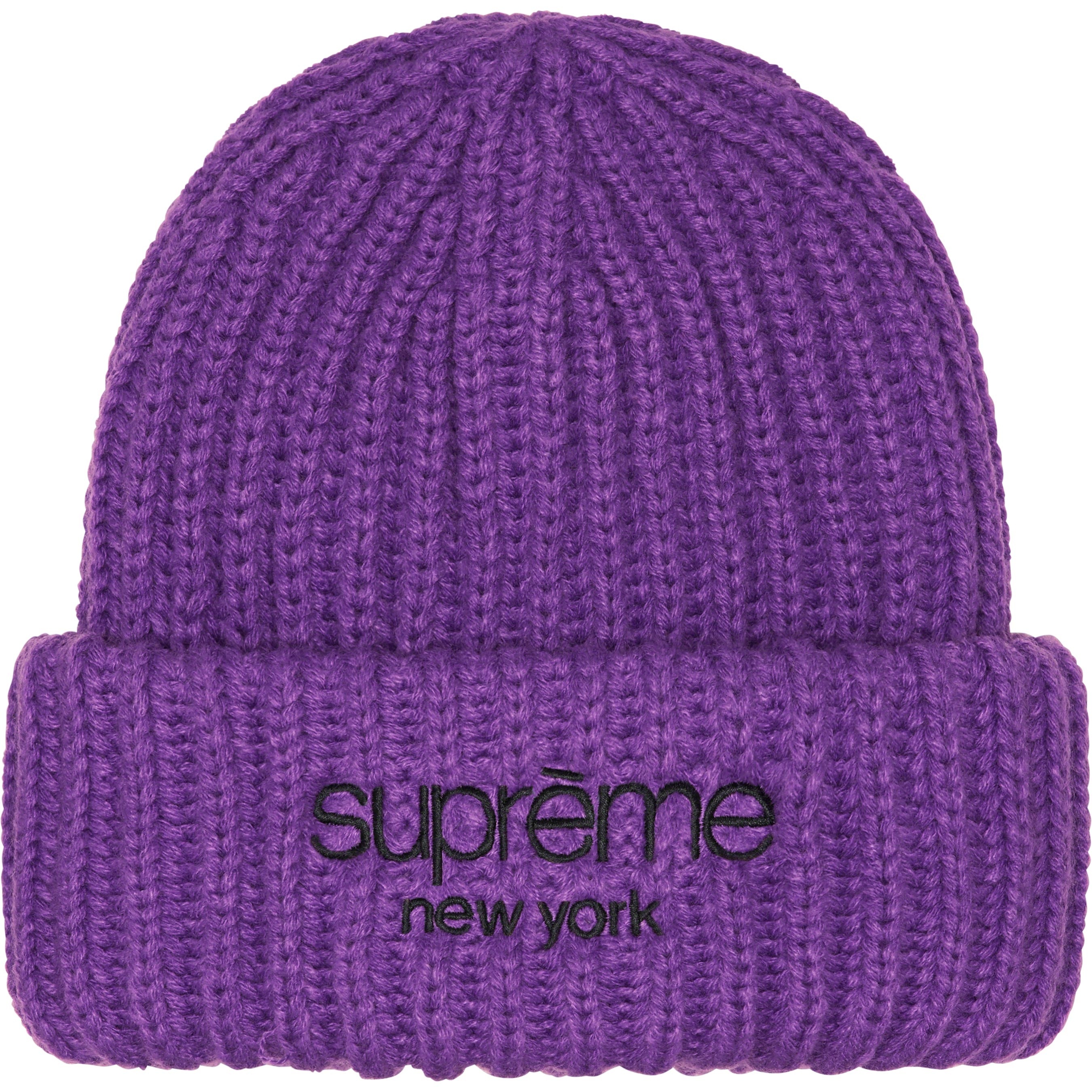 Classic Logo Chunky Ribbed Beanie view 5